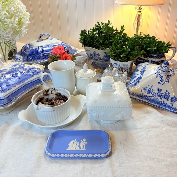 Wedgwood Blue Jasperware small tray - Picture 4 of 6